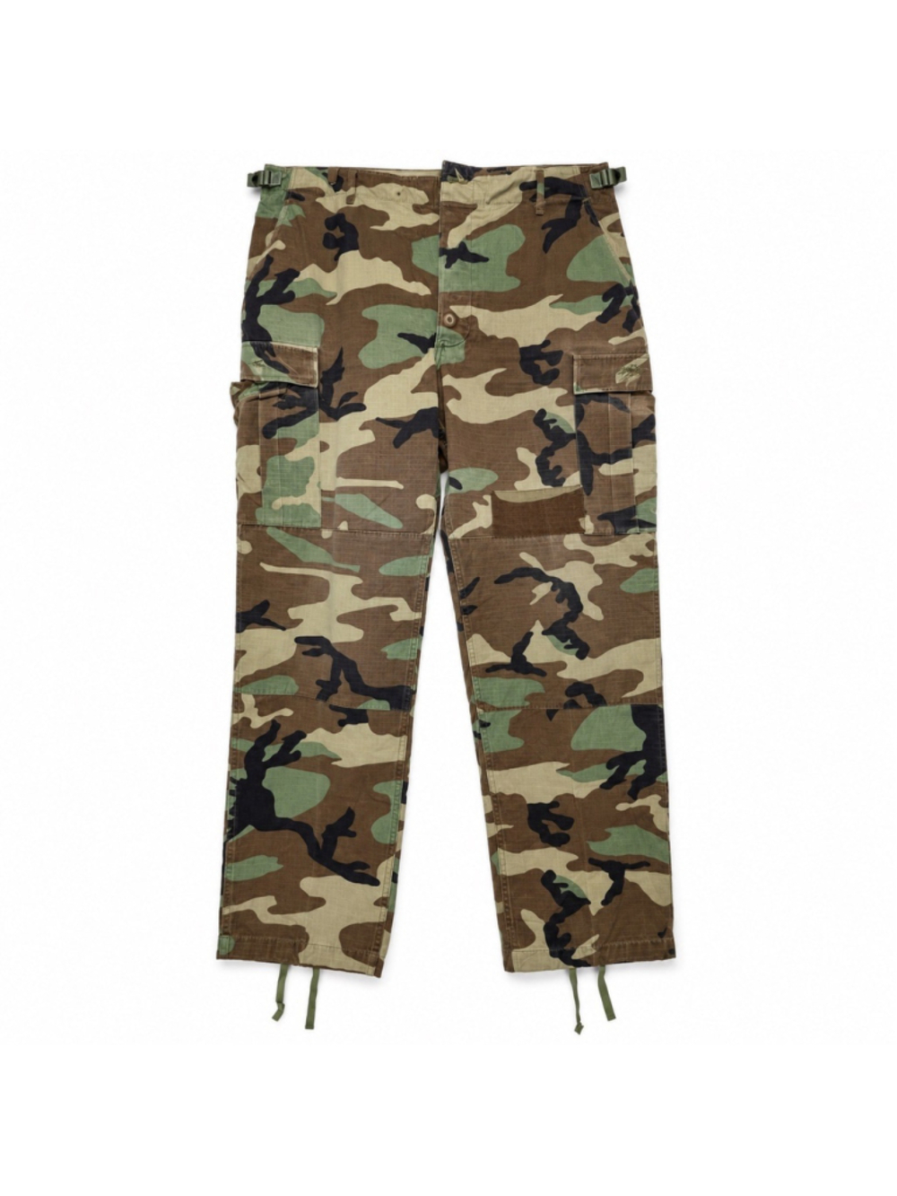 USGI Woodland BDU Pants Large Long Hot Weather Ripstop 90’s Golden Mfg Camo